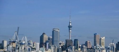 La ciudad de Auckland, Nueva Zelanda.