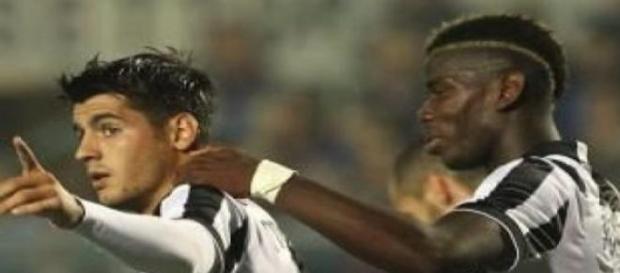 Álvaro Morata y Paul Pogba Álvaro Morata y Paul Pogba