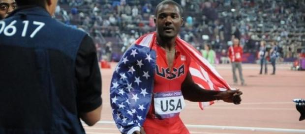 Gatlin continued his winning form in Rome Gatlin continued his winning form in Rome
