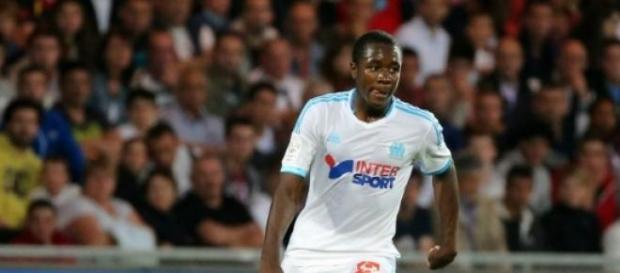 Imbula, en un partido con el Olympique Imbula, en un partido con el Olympique