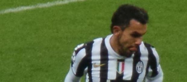 Carlos Tévez con la Juventus Carlos Tévez con la Juventus
