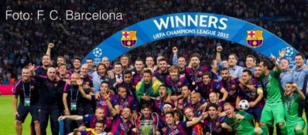 Barcelona campeón de la Champions League Barcelona campeón de la Champions League