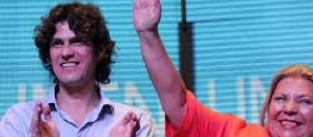 Martín Lousteau y Elisa Carrió Martín Lousteau y Elisa Carrió