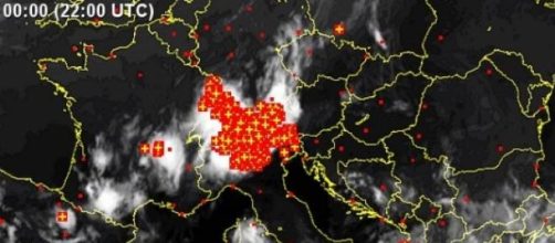 Violenti temporali con grandine al Nord Italia