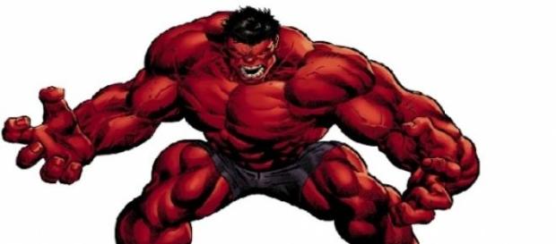 El Red Hulk de los comics El Red Hulk de los comics