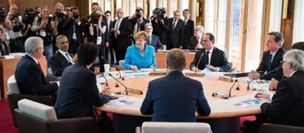 Líderes reunidos. Fuente: Bundesregierung/Kugler Líderes reunidos. Fuente: Bundesregierung/Kugler