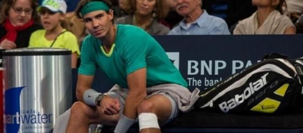 Nadal has been sliding down the rankings Nadal has been sliding down the rankings