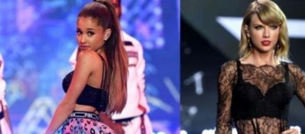 Taylor Swift apoia Ariana Grande Taylor Swift apoia Ariana Grande