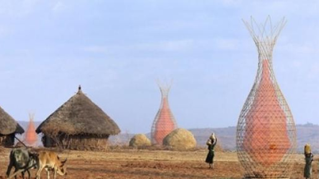 La torre Warka water per la raccolta dell'acqua