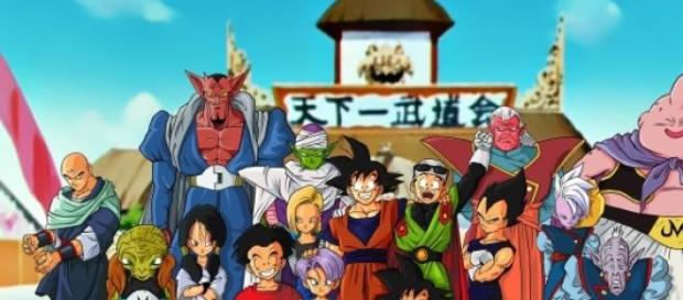Algunos de los personajes de Dragon Ball Z Algunos de los personajes de Dragon Ball Z