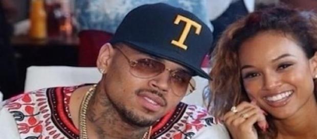 Chris Brown et Karrueche Tran. Chris Brown et Karrueche Tran.