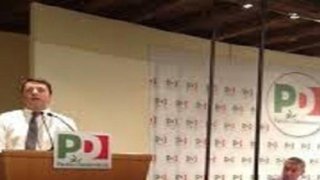 Il premier  Matteo Renzi alla Direzione del PD.