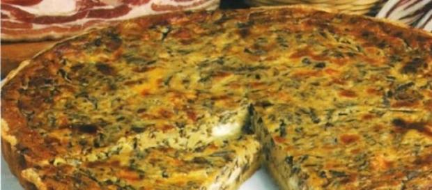 Crostata salata ai carciofi. Crostata salata ai carciofi.
