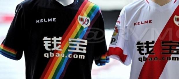 El Rayo Vallecano innova con su segunda playera El Rayo Vallecano innova con su segunda playera