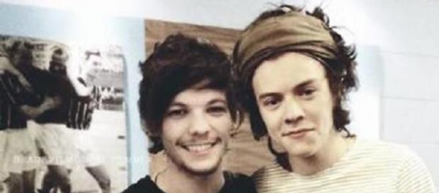 Harry Styles und Louis Tomlinson von One Direction Harry Styles und Louis Tomlinson von One Direction