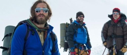 Jake Gyllenhaal sul set di "Everest".