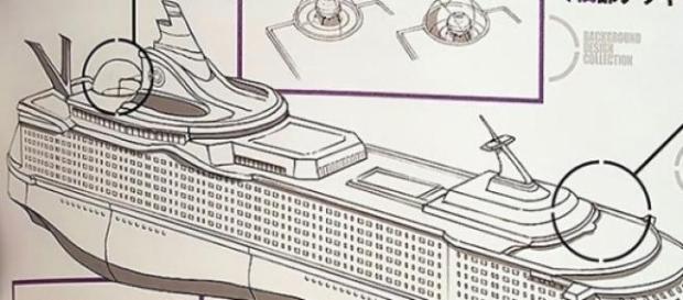 Imagen del barco de Bulma Imagen del barco de Bulma