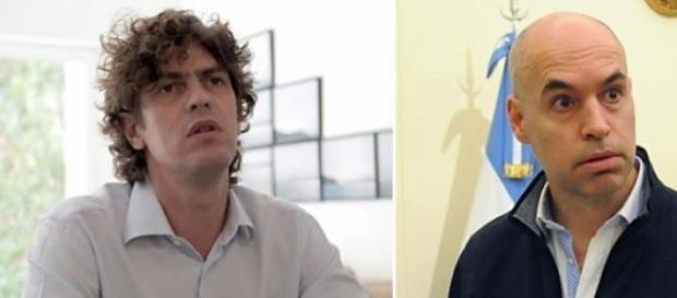 Martín Lousteau (ECO) y Horacio R. Larreta (PRO) Martín Lousteau (ECO) y Horacio R. Larreta (PRO)