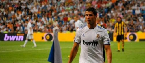 Cristiano Ronaldo con la maglia del Real Madrid
