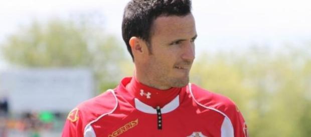 Manu Herrera con la camiseta del Elche Manu Herrera con la camiseta del Elche