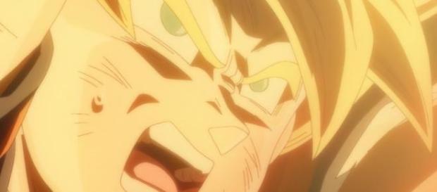 Goku luchando contra Bills Goku luchando contra Bills
