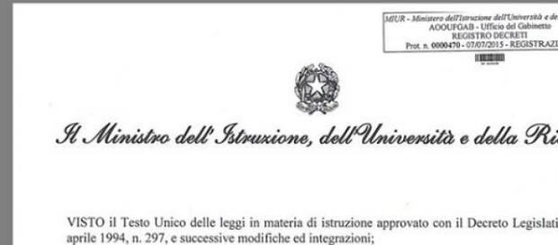Immissioni in ruolo: prima fase Immissioni in ruolo: prima fase