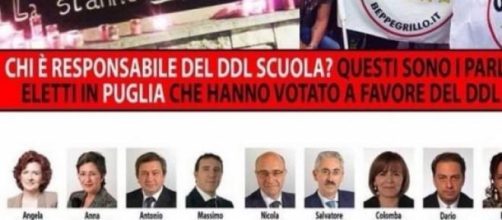 Scuola, PD-NCD contro M5S per manifesto 'denuncia'