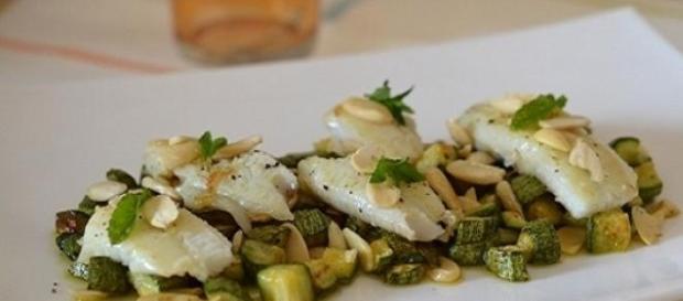 Filetti di sogliola con zucchine Filetti di sogliola con zucchine