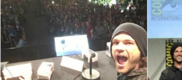 Jared ficou emocionado com homenagem na Comic-Con Jared ficou emocionado com homenagem na Comic-Con