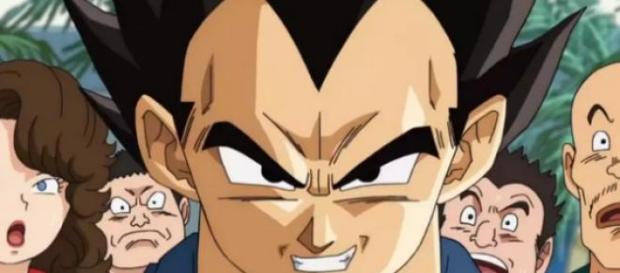 Vegeta en el segundo capitulo Vegeta en el segundo capitulo