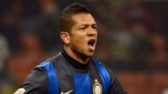 Fredy Guarin, centrocampista dell' Inter.