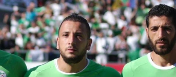 Nabil Ghilas con su selección Nabil Ghilas con su selección