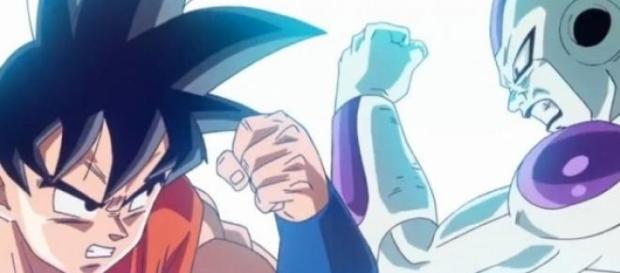 Goku pelea contra Freezer Goku pelea contra Freezer
