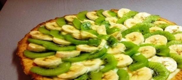 La crostata di kiwi e banane La crostata di kiwi e banane