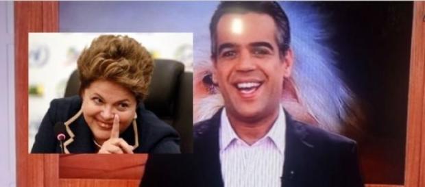Mulher xinga Dilma ao vivo Mulher xinga Dilma ao vivo