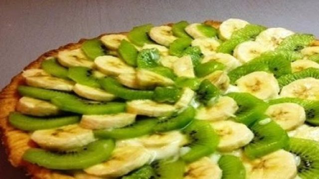 La crostata di kiwi e banane