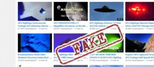 Una galleria video di YouTube dedicata agli UFO