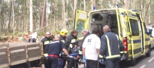 Vítima transportada em estado crítico para Braga. Vítima transportada em estado crítico para Braga.