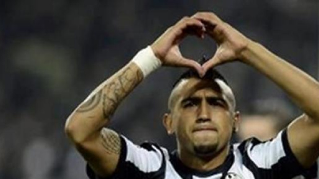 Il centrocampista cileno Arturo Vidal