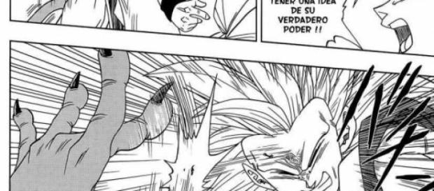 Goku siendo golpeado por Bills Goku siendo golpeado por Bills