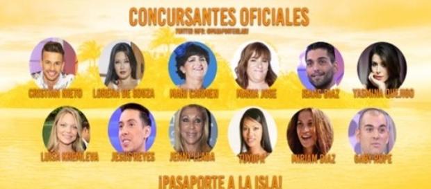 Concursantes oficiales de 'Pasaporte a la isla' Concursantes oficiales de 'Pasaporte a la isla'