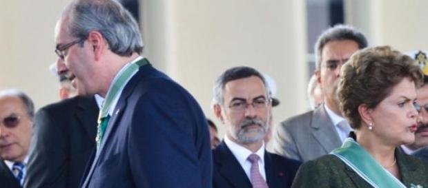 Cunha anunciou o seu rompimento com o governo Cunha anunciou o seu rompimento com o governo