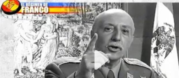 Franco parodiado en el programa "Polònia" de TV3. Franco parodiado en el programa "Polònia" de TV3.