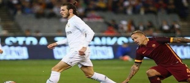 Gareth Bale en el partido contra la Roma Gareth Bale en el partido contra la Roma