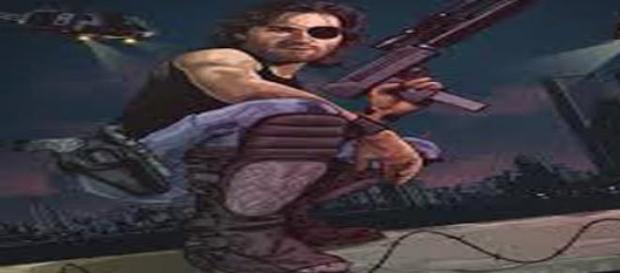 Kurt Russell como mercenario Kurt Russell como mercenario