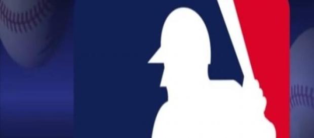Major League Baseball's official logo. Major League Baseball's official logo.