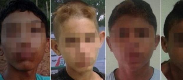Quadro adolescentes que participaram de estupro Quadro adolescentes que participaram de estupro