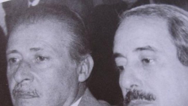 il giudice Paolo Borsellino e Giovanni Falcone