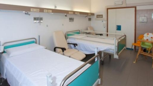 La stanza di un ospedale pediatrico
