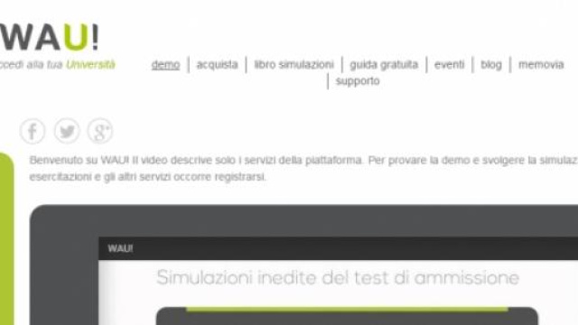 Test Medicina 2015, WAU &egrave; la soluzione!